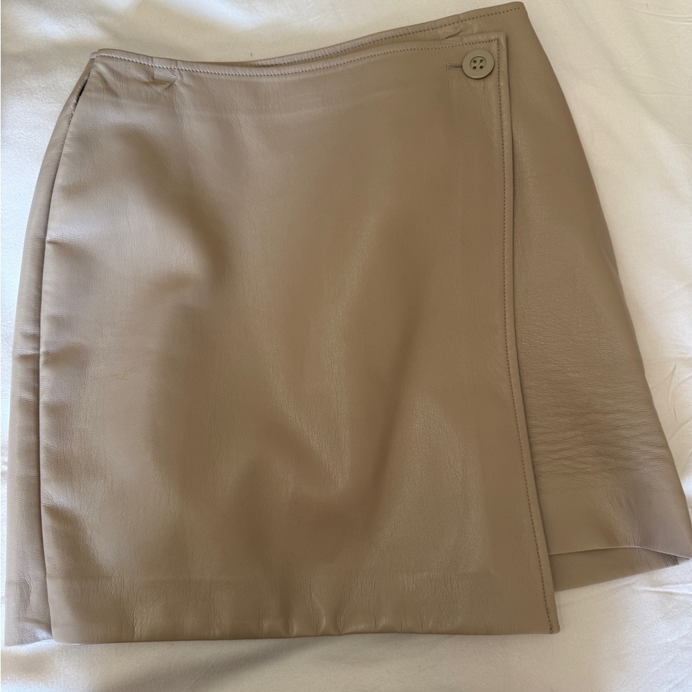 Babaton Tan Pencil Skirt